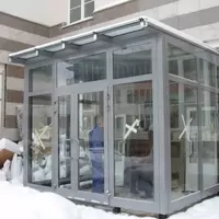 Входная группа из алюминиевого профиля под ключ в Москве от компании «Лучшие окна»